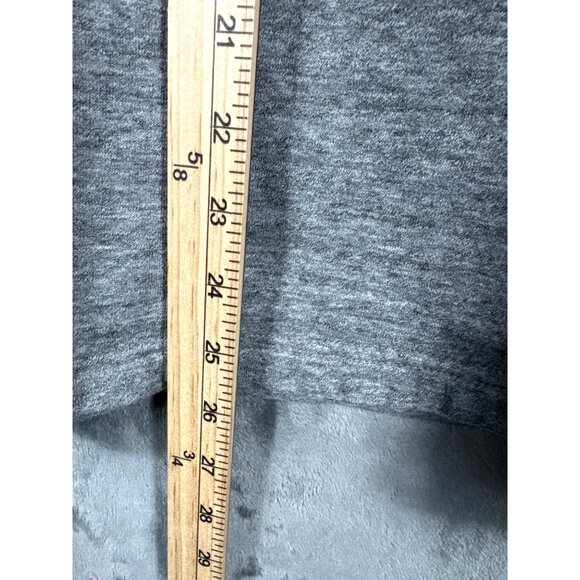 J.Crew Authentic Fleece Henley Mens Sweatshirt Large Gray - Picture 6 of 10